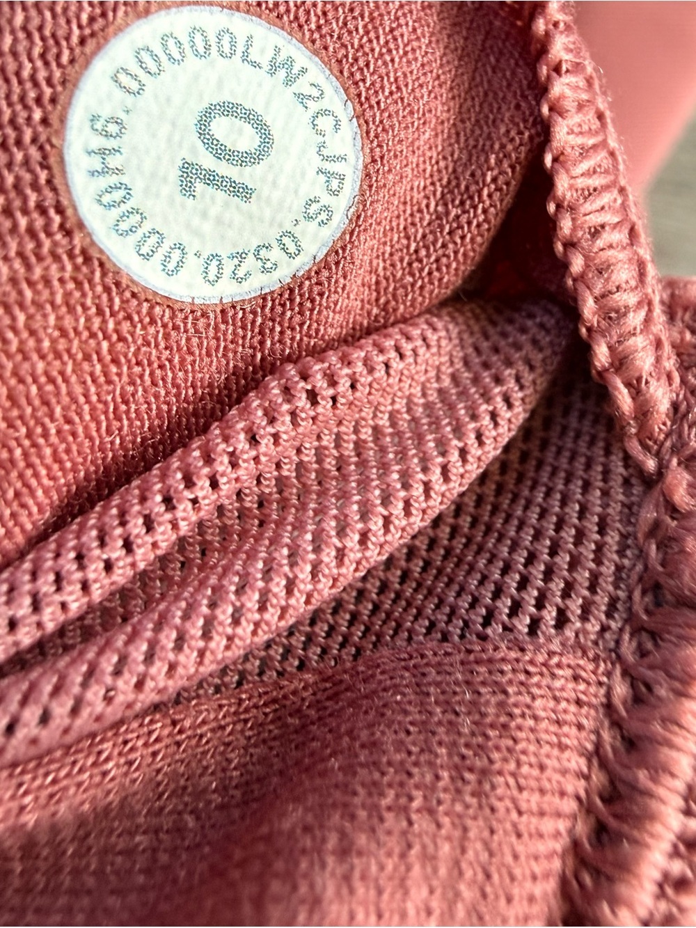 Lululemon Women’s Size 10 Pink Strappy Sports Bra Longline Yoga Athletic Top - Picture 4 of 4